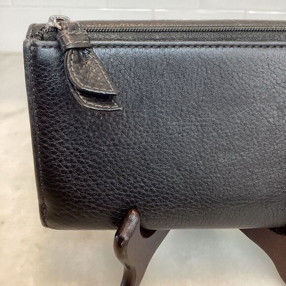 Coach VintageTrifold Leather Full Sized Wallet with Snaphead Button Flap Closure - Picture 5 of 16